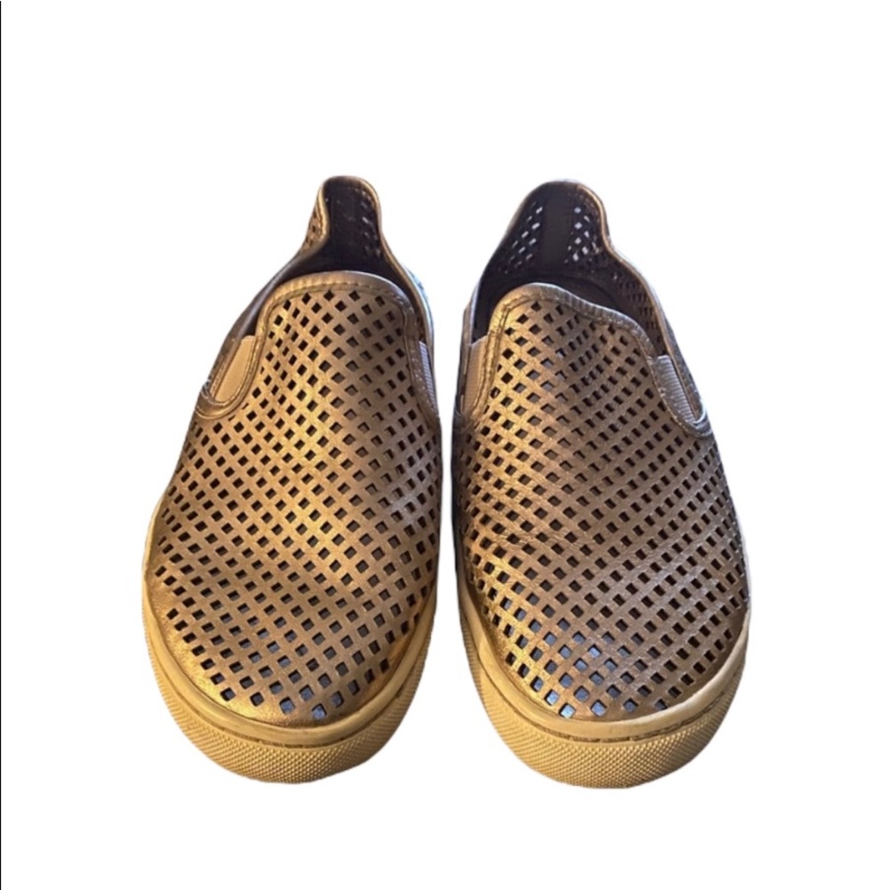 Tory Burch gold slip on size 7